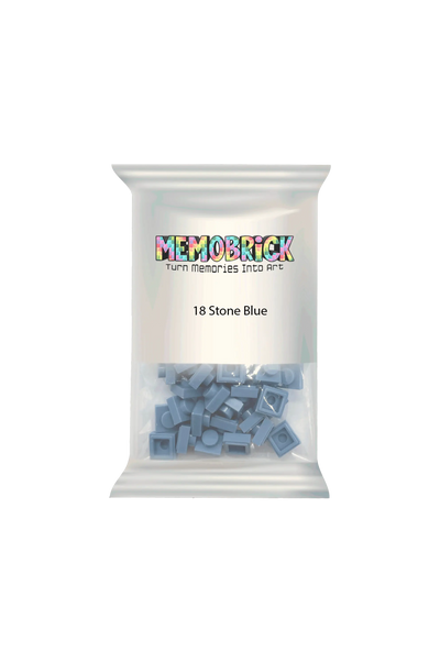 Bag of bricks- Stone blue 18
