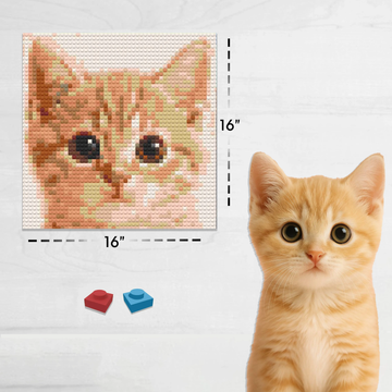 Custom Bricked Mosaic Portrait 16x16