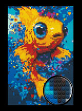 Goldfish Abstract Bricked Mosaic Home Decor 20x30" — photo 1